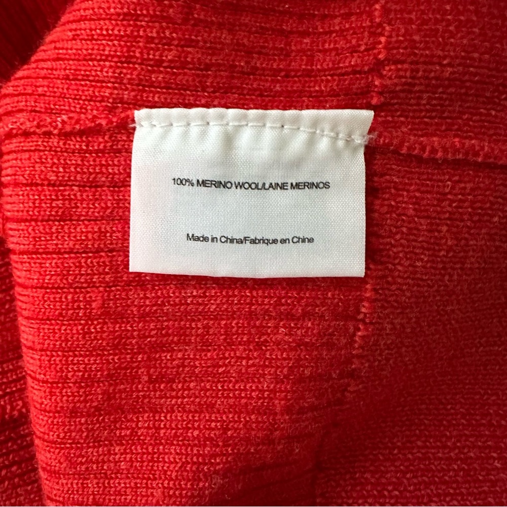 Tory Burch Shrunken Simone Merino Wool Cardigan sz S - Picture 11 of 12